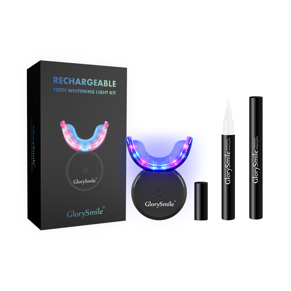 Teeth Whitening Led Kit - Glorysmile Salon Non Peroxide Wireless 32