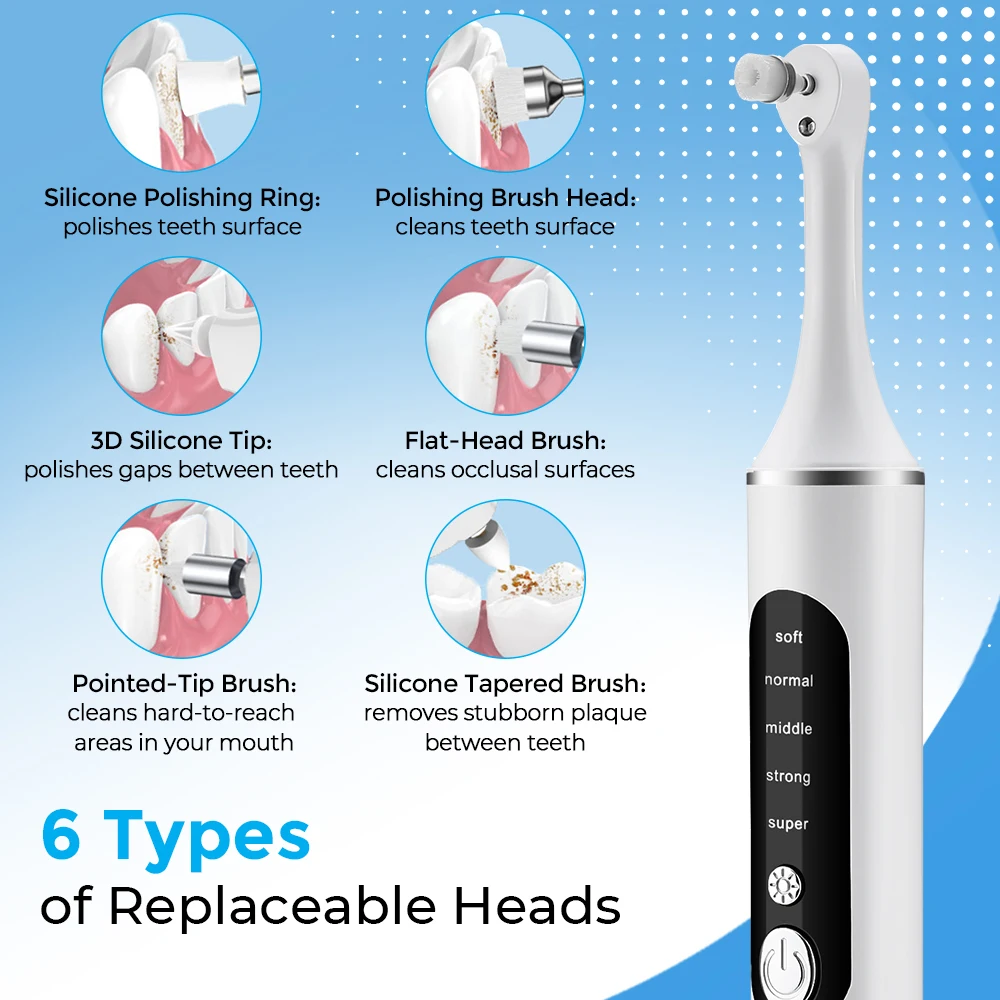 Electric Tooth Polisher Teeth  - огляд і ціна Teeth Whitening Led Kit