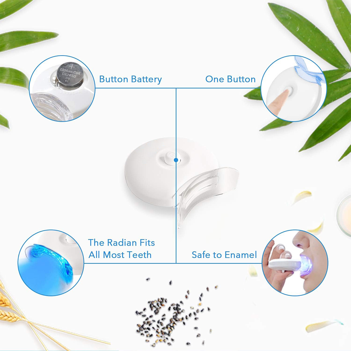 Teeth Whitening Kit - 5X LED L - огляд і ціна Teeth Whitening Led Kit