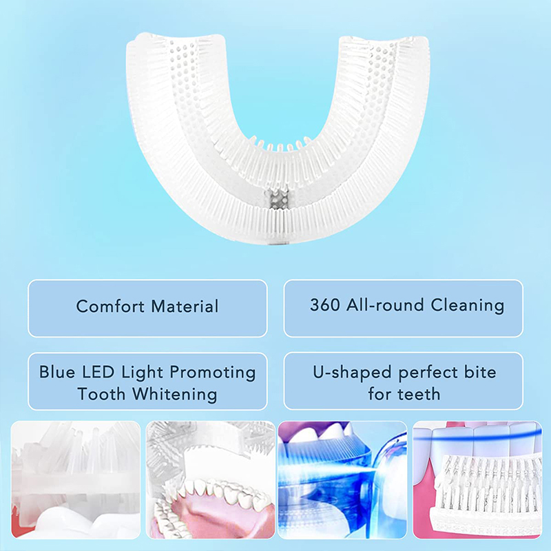 U-Shaped Rechargeable Light Qu - огляд і ціна Teeth Whitening Kit At Home