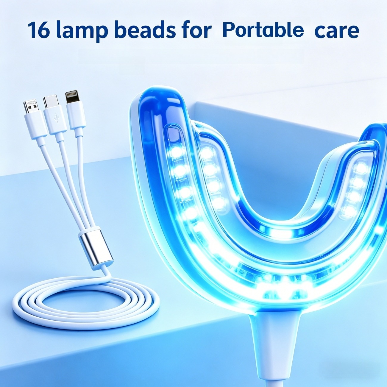 LED Portable Teeth Whitening K - огляд і ціна Teeth Whitening Led Kit