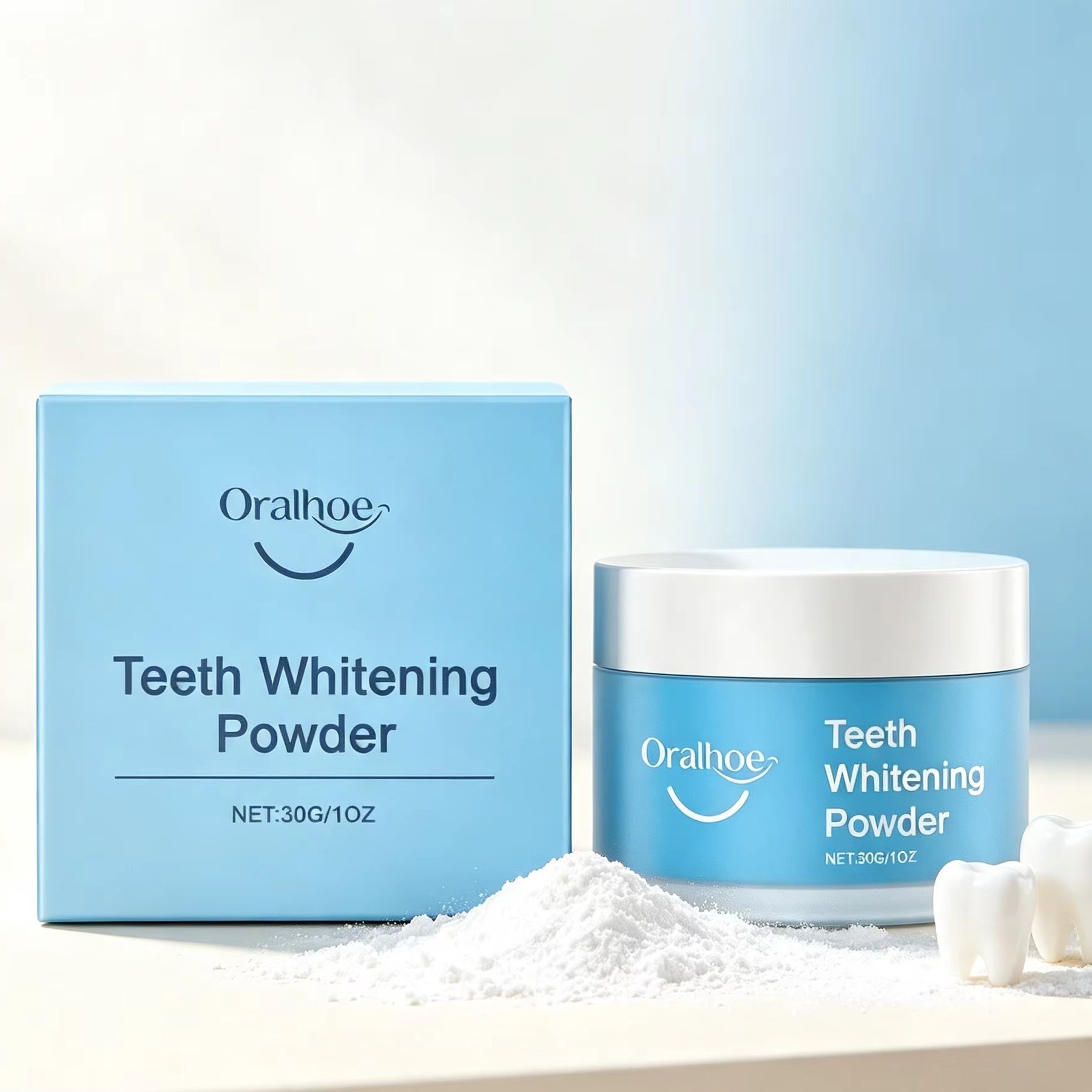 Oralhoe Tooth Powder for Brush - огляд і ціна Teeth Whitening Instant