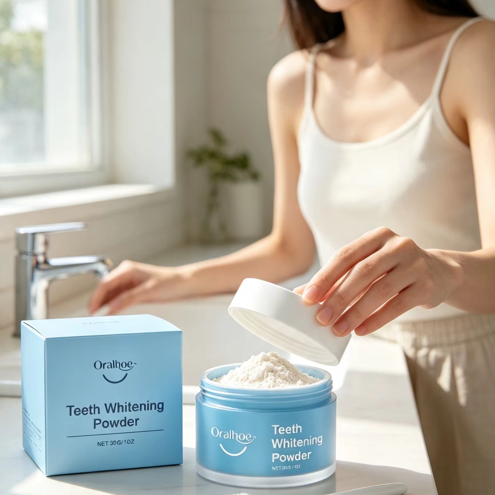 Oralhoe Tooth Powder for Brush - огляд і ціна Teeth Whitening Instant