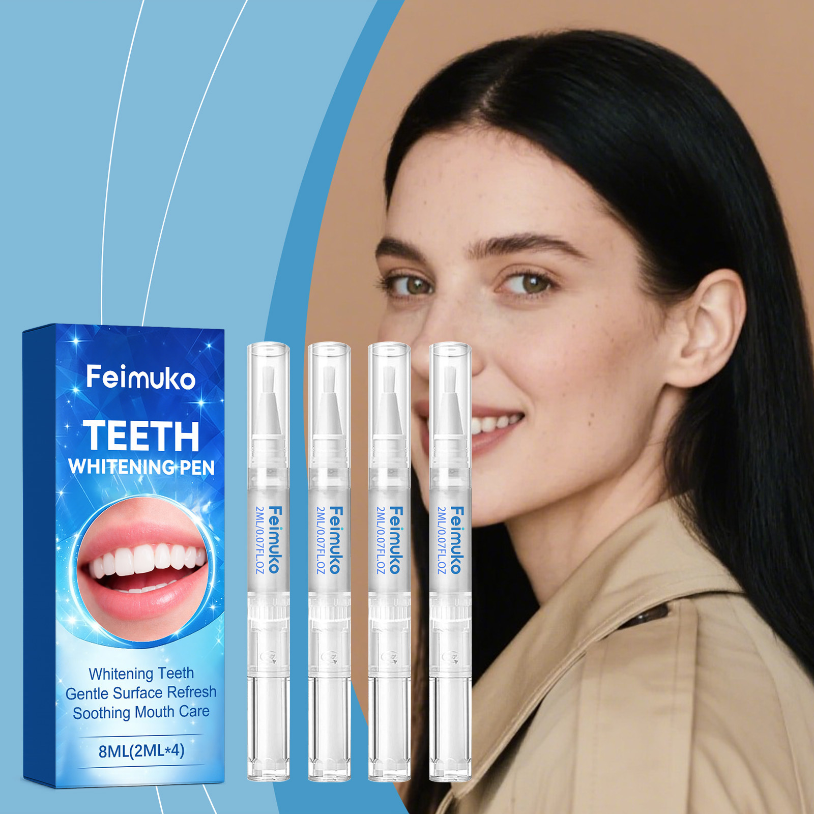 Feimuko Teeth Whitening Pen Ki - огляд і ціна Teeth Whitening Kit At Home