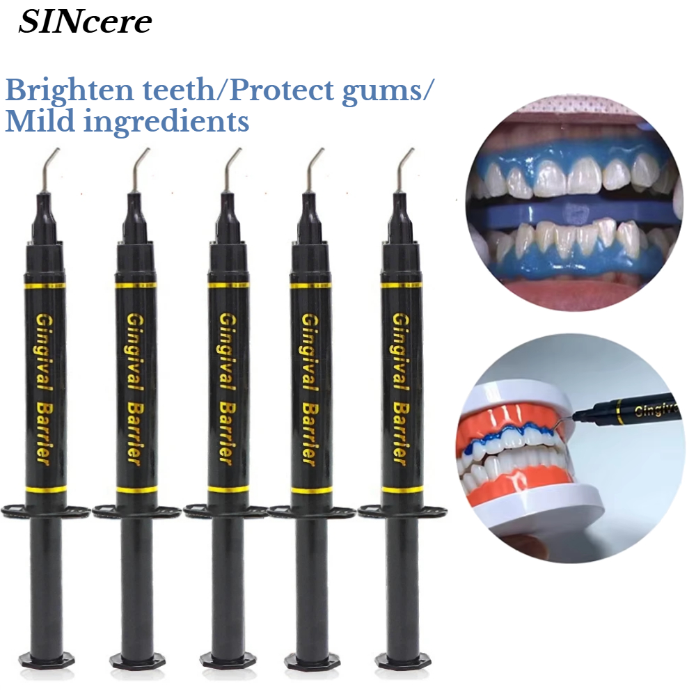 Dental Syringe Gum Protector G - огляд і ціна Teeth Whitening Gel Syringes
