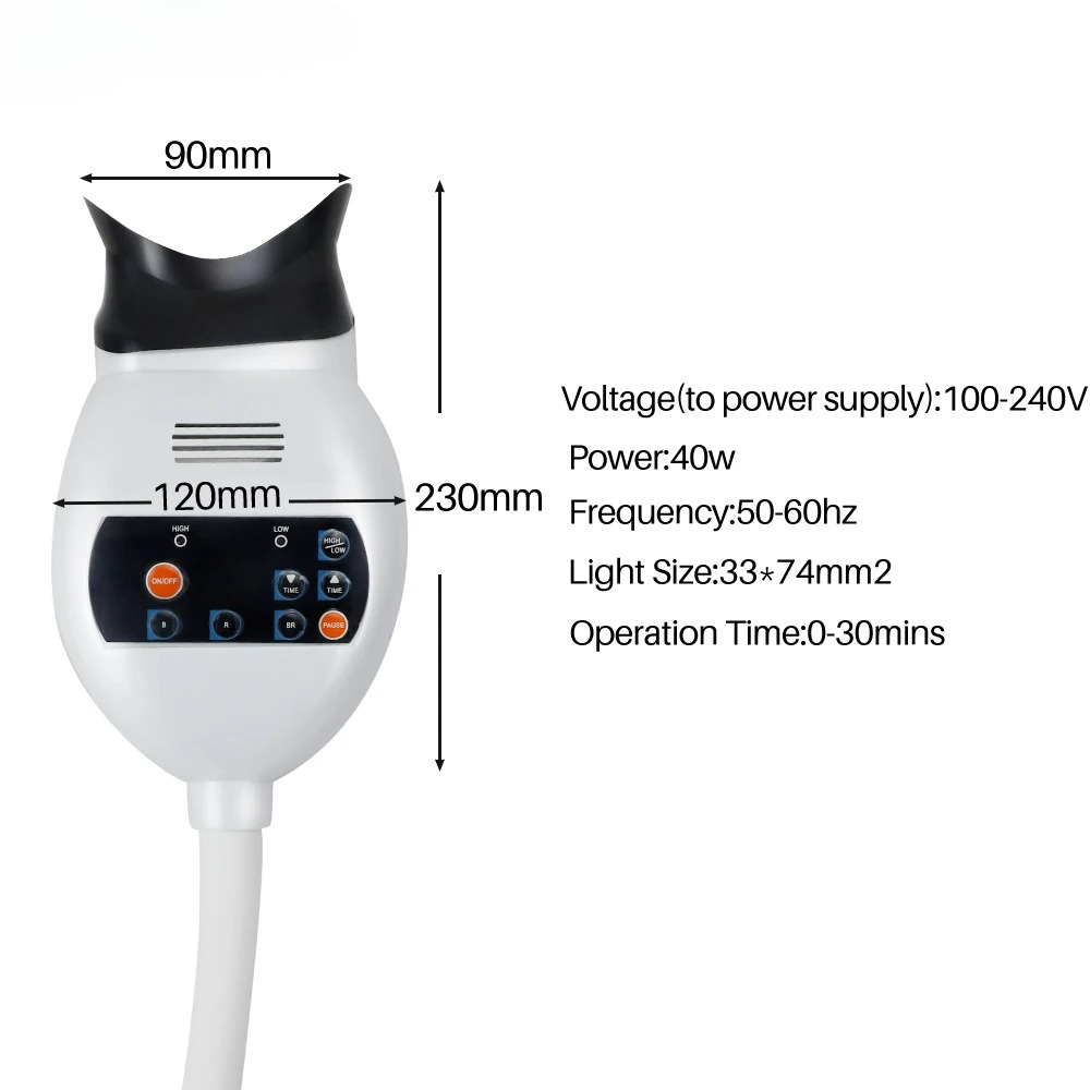 Adjustable 3 Colors LED Teeth  - огляд і ціна Teeth Whitening Free