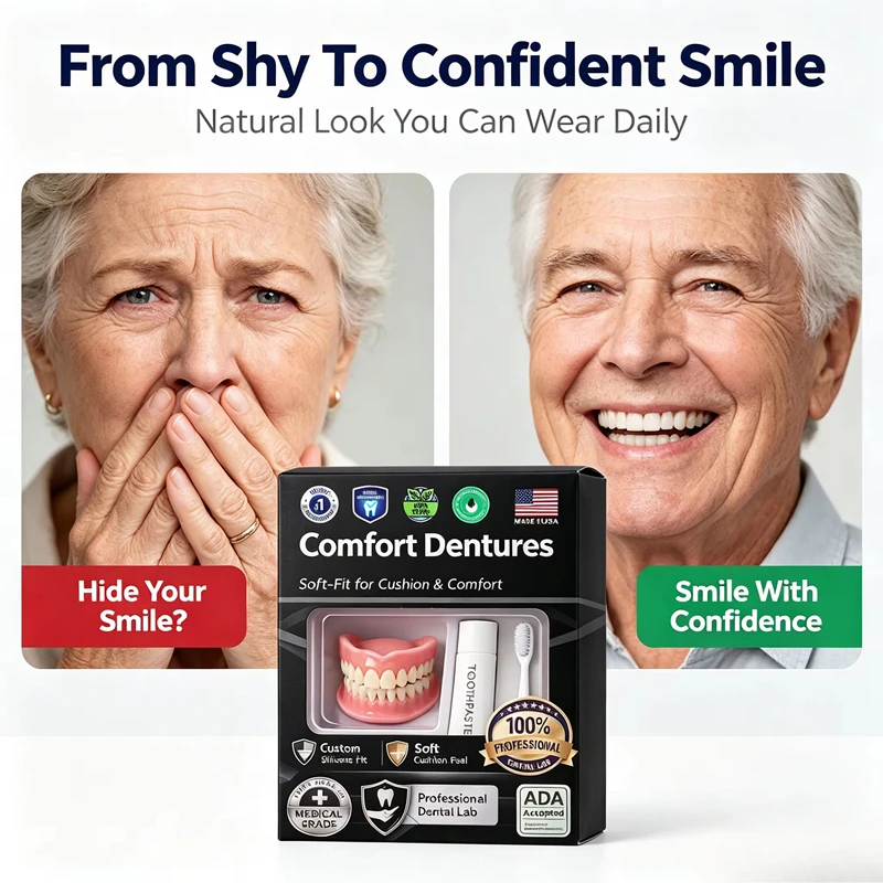 Moldable Denture Set Full Dent - огляд і ціна Teeth Whitening Instant