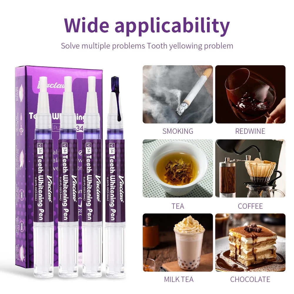 Vaclav V34 Purple teeth whiten - огляд і ціна Teeth Whitening Instant